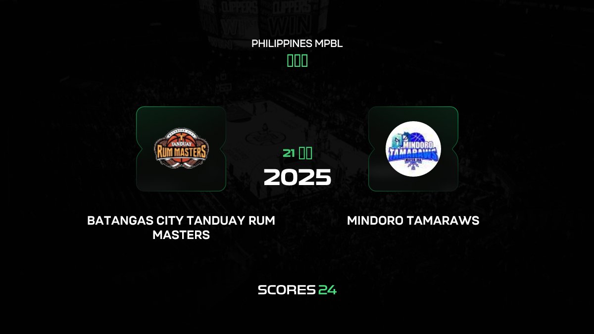 Tanduay Light Rhum Masters vs Mindoro Tamaraws 在线观看 21/07/2025, 赔率 | 篮球