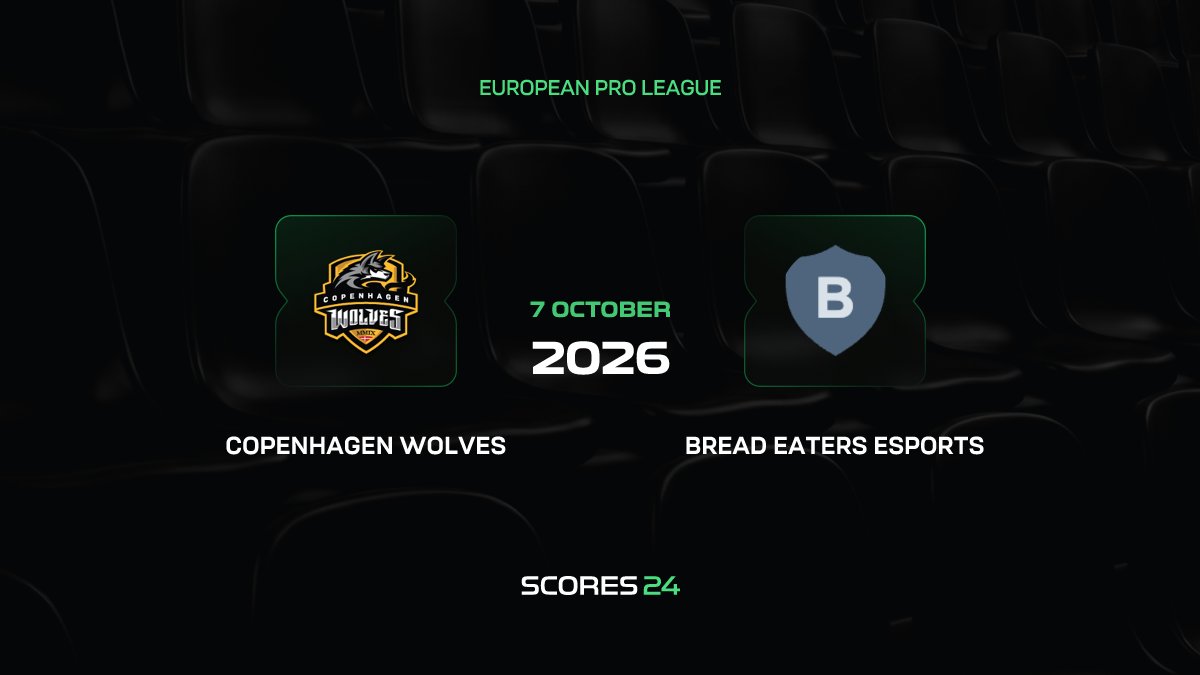 Copenhagen Wolves vs Bread Eaters Esports Match on 7 October 2026