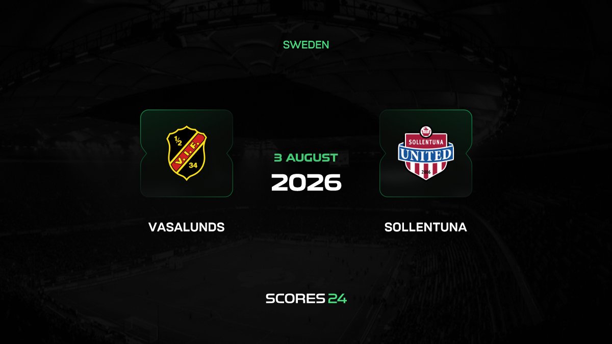 Sollentuna Fixtures Schedule & Predictions, Games Scores, Lineup,  Statistics, and Results for today