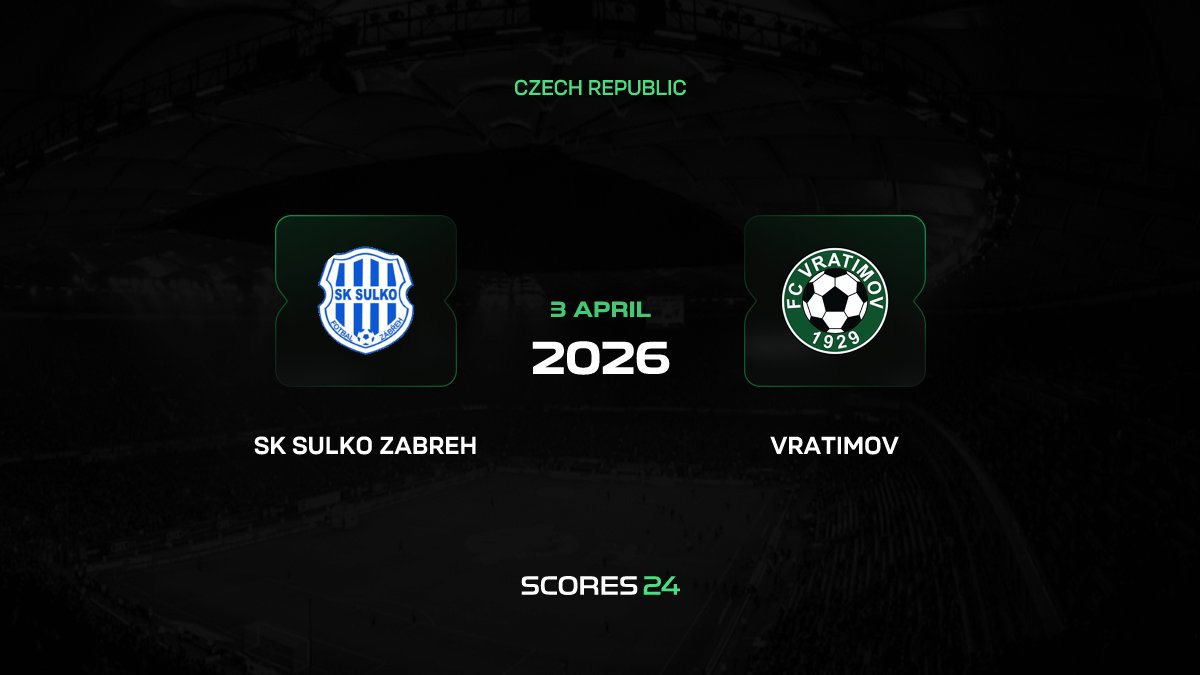 SK Sulko Zabreh vs Vratimov Live Stream 3/04/2026, Lineups & Odds