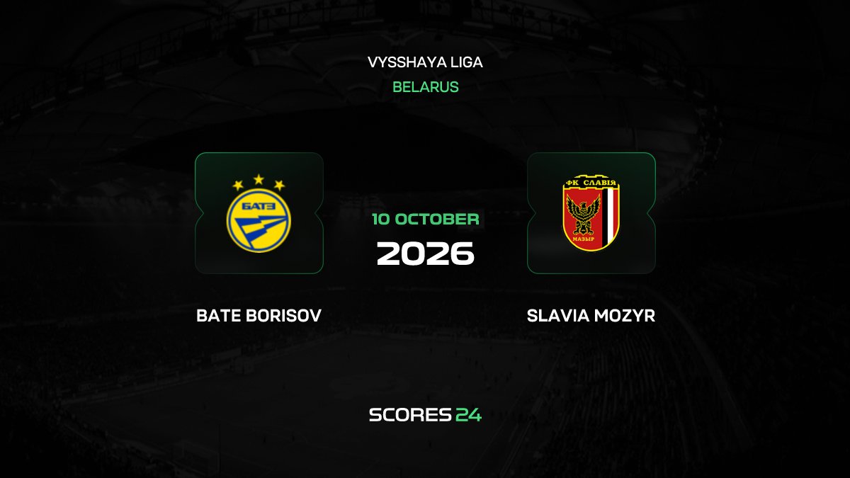 Bate Borisov Fixtures Schedule & Predictions, Games Scores, Lineup,  Statistics, and Results for today