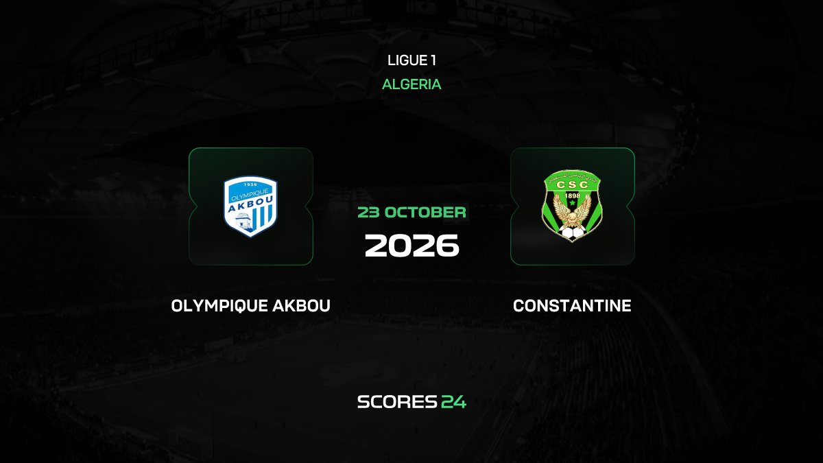Olympique vs Constantine Live Stream 23/10/2026, H2H Stats, Trends ...