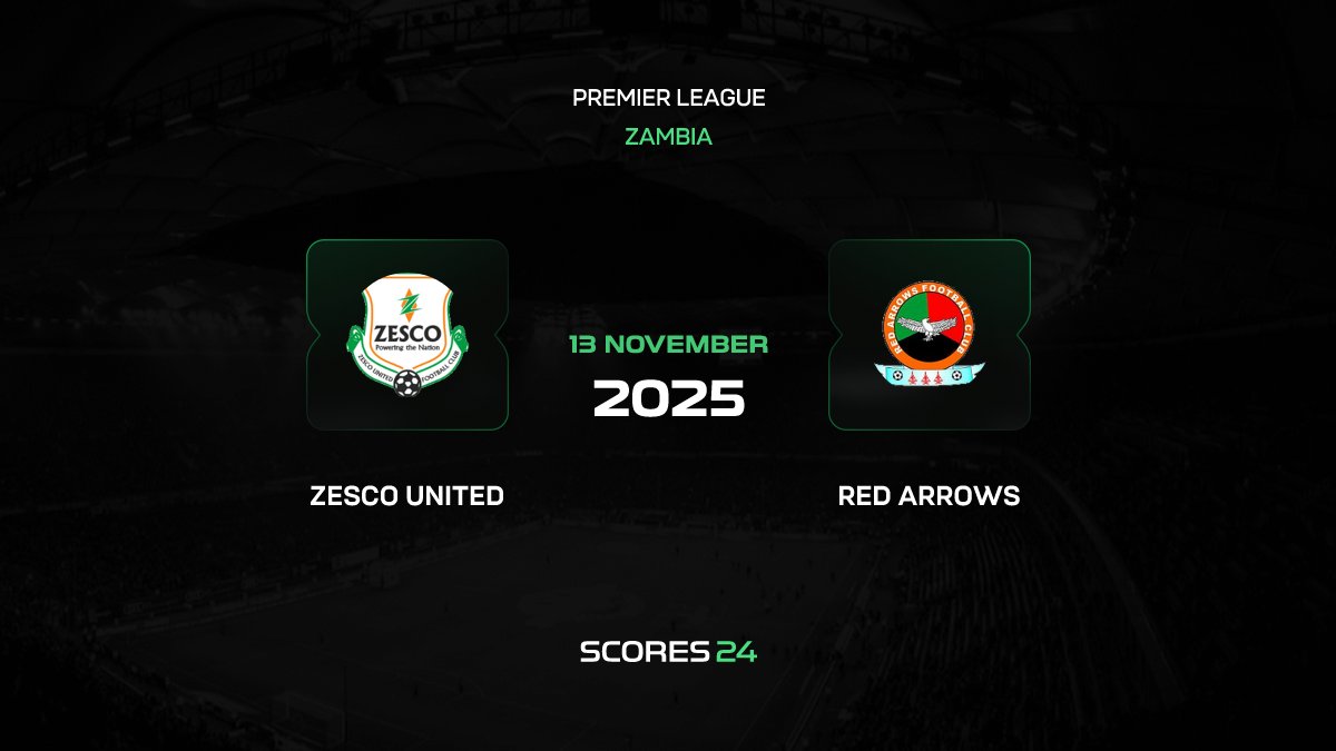 Zesco United vs Red Arrows Live Stream 13/11/2025, Lineups & Odds