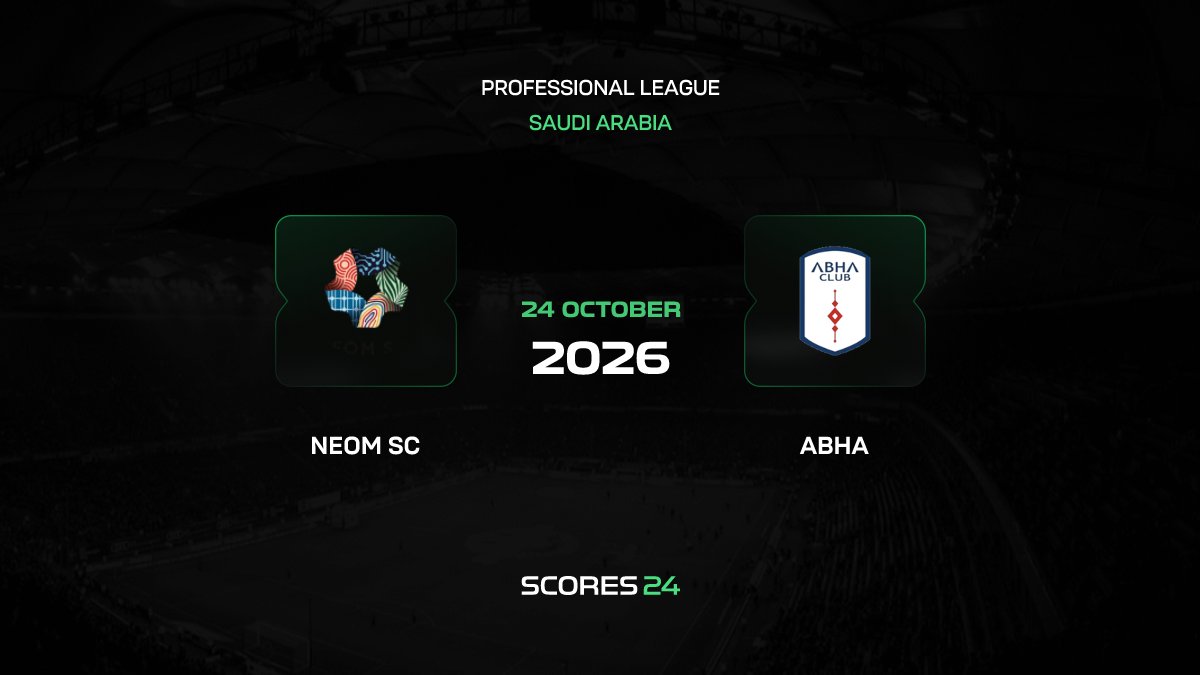 Neom SC vs Abha Live Stream 24/10/2026, H2H Stats, Trends, Odds ...