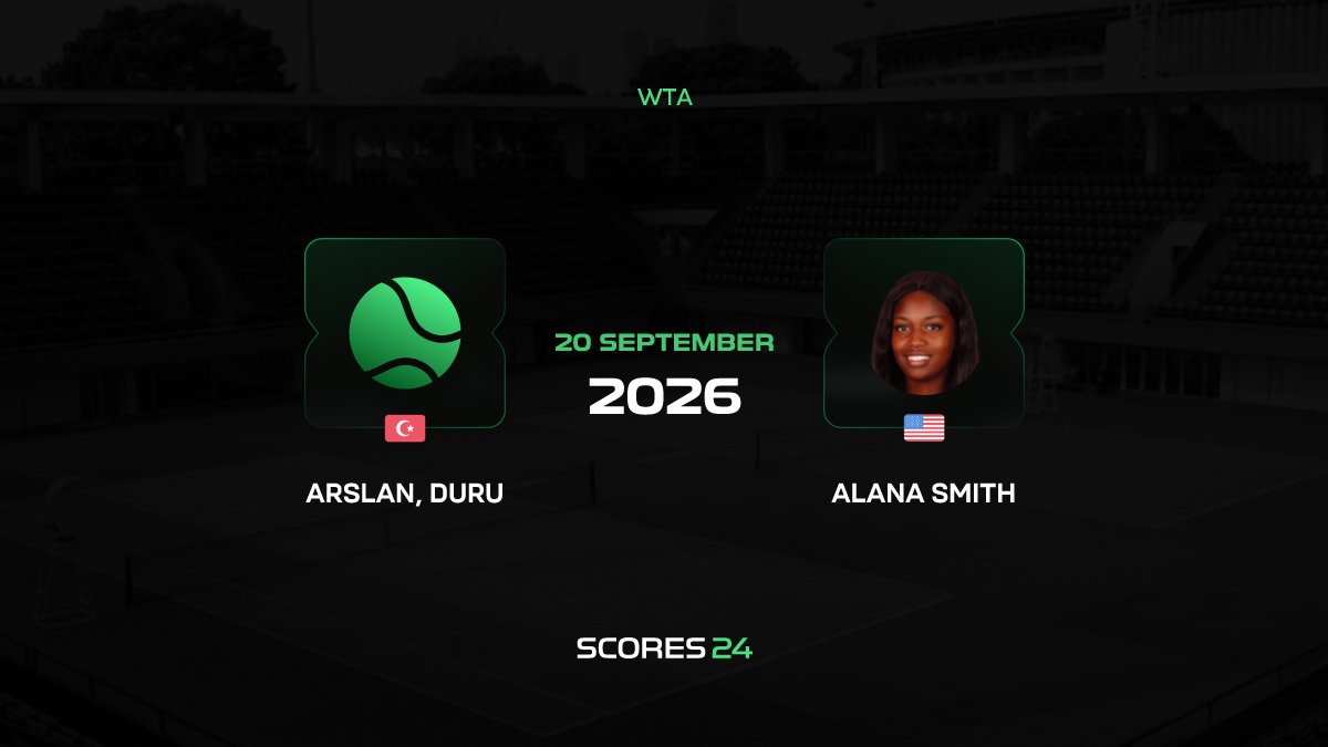 Arslan Duru Vs Smith Match On 20 September 2026
