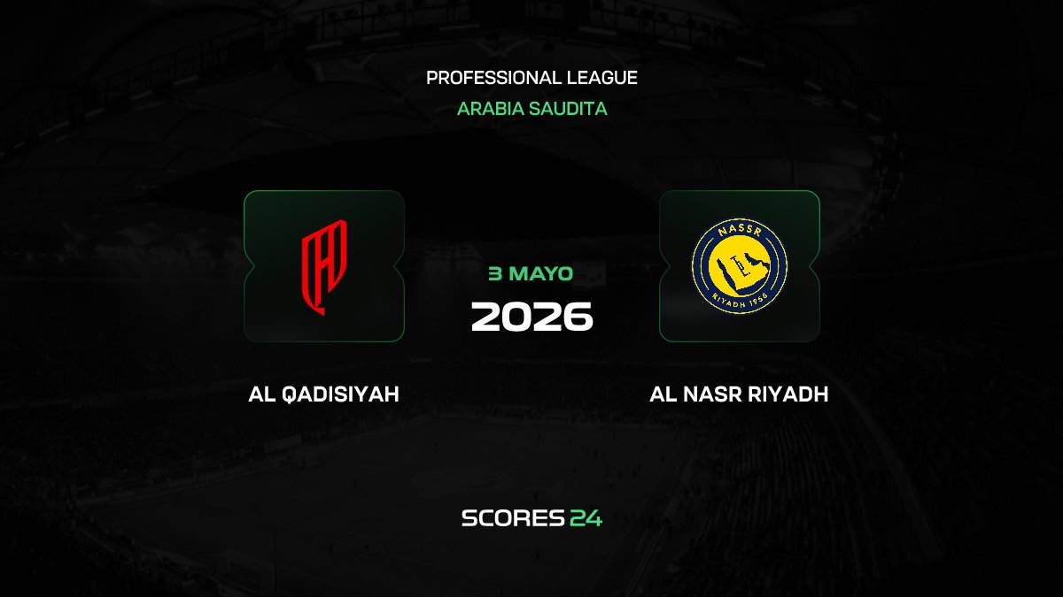 Al Qadisiyah vs Al Nassr Resultado del Partido para 3 mayo 2026