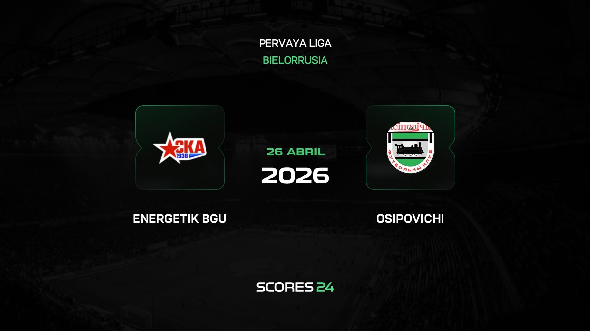 energetik-bgu-vs-fc-osipovichi-resultado-del-partido-para-26-abril-2026