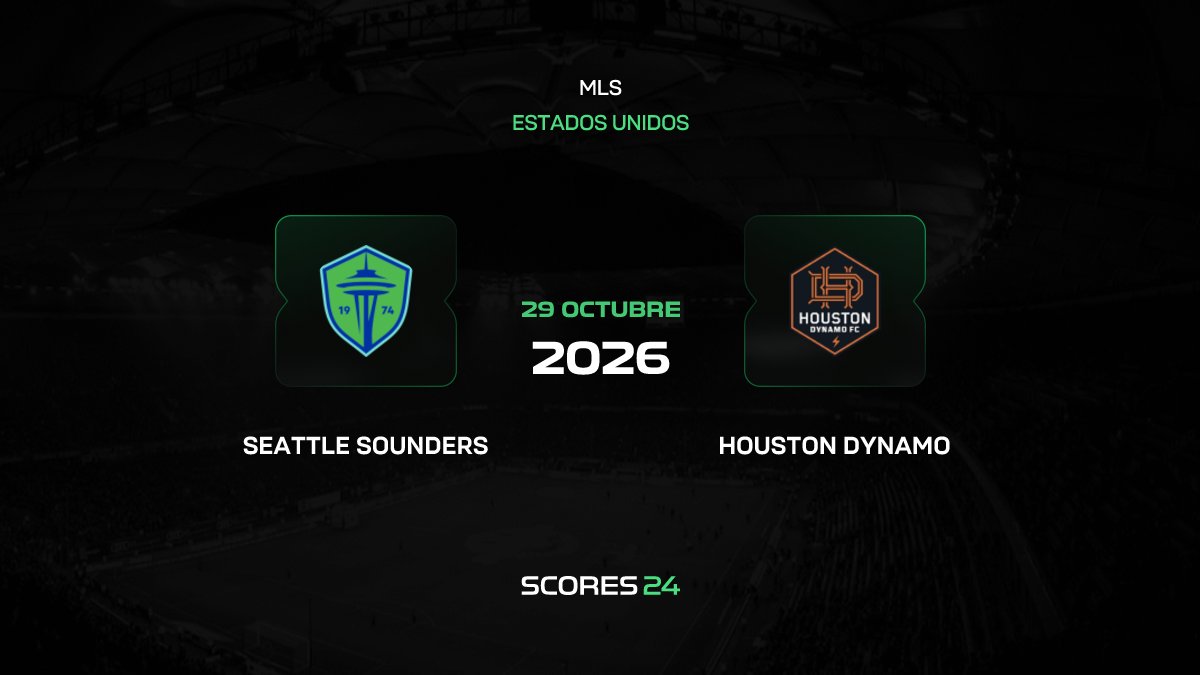 Seattle Sounders host Houston Dynamo in MLS match on October 29, 2026