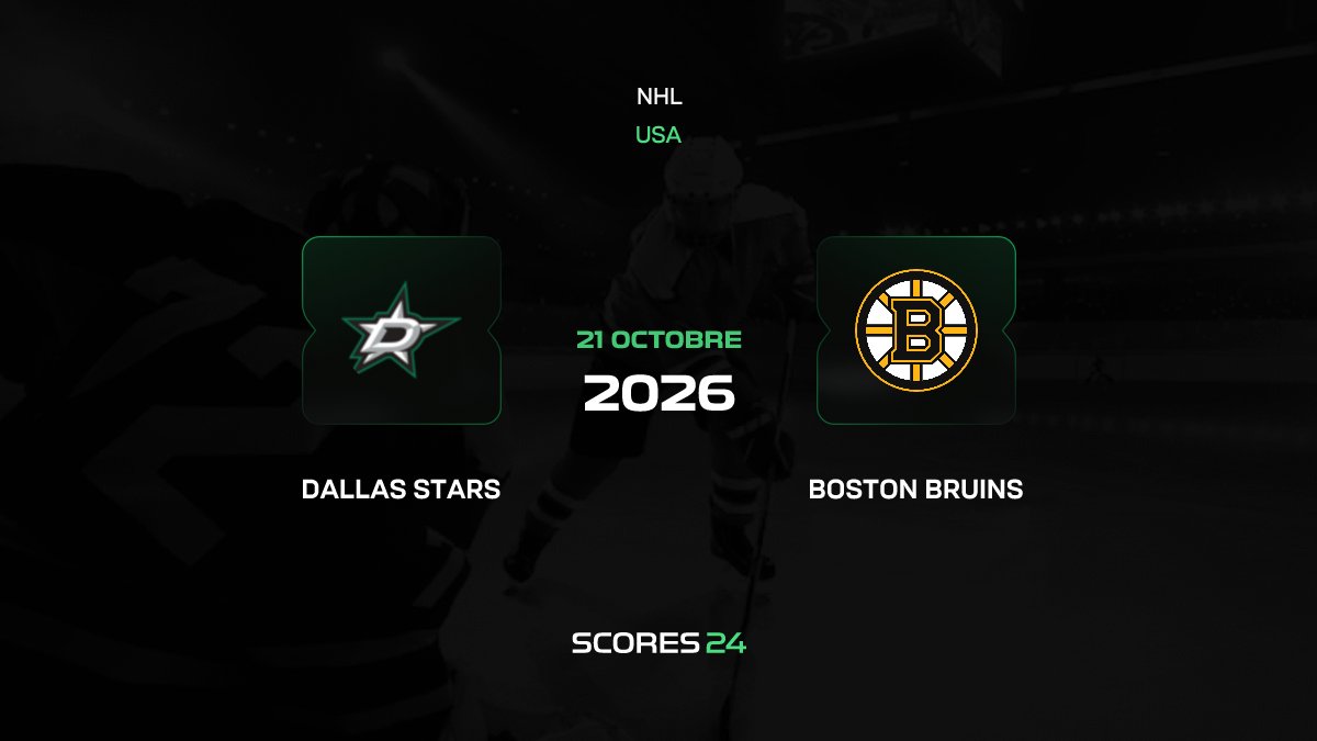 Dallas Stars Host Boston Bruins in NHL Matchup
