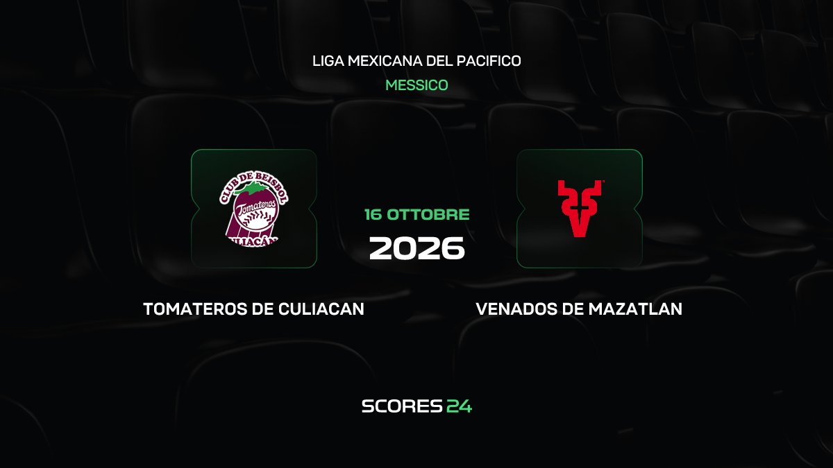 Tomateros de Culiacán vs Venados de Mazatlán October 16, 2026